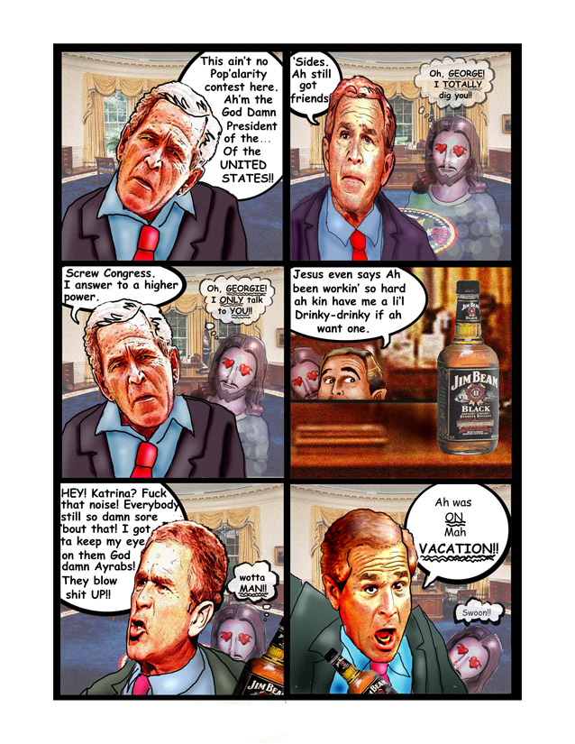 Bush comic