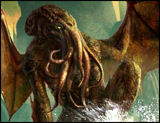 Lovecraft's Cthulhu is from beyond the stars...