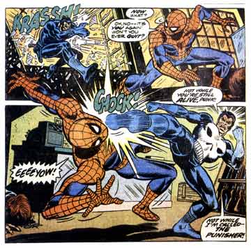 Spiderman Versus the Punisher